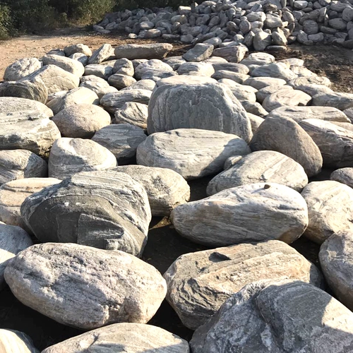 Доставка горнодобывающих ландшафт камень Тайшан Стоун Снежные волны и сады украшены береговым каменным камнем декоративной камень