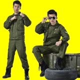 Демисезонный хлопковый износостойкий комбинезон, осенний сезон, защита от ожогов