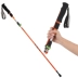 Ngoài trời trekking cực siêu nhẹ kính thiên văn ngắn-row stick gấp thẳng xử lý đi bộ stick stick thiết bị carbon không hợp kim titan