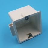 Flame -retardant PVC Boxing Box Box Box Universal 86 Box 60 Ritting Box 6 см. Темная коробка для проводки