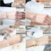 Sterling bạc bracelet ladies Nhật Bản và Hàn Quốc ngọt ngào chuyển hạt vài vòng đeo tay đơn giản vòng tay trang sức trang sức quà tặng sinh nhật Vòng đeo tay Clasp