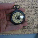 Медные карманные часы, механические антикварные механические часы, китайский гороскоп