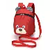 Gấu phim hoạt hình trẻ em có thể lên ba lô trẻ em dễ thương ngoài trời xe đẩy trường hợp túi hành lý 16 inch