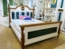 Địa trung hải giường gỗ rắn gói mềm giường nội thất phòng ngủ suite kết hợp thanh thiếu niên trẻ em của đồ nội thất bàn tủ quần áo