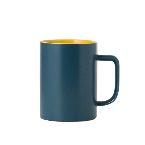 Ins nordic morandi mark cup с ложкой, простая матовая керамическая творческая домашняя чашка вода легкая роскошь