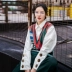 Cao đẳng gió v cổ áo lỏng áo len áo len vest nữ vest ngắn sinh viên 2018 mùa xuân mới Hàn Quốc phiên bản