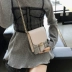 Túi đeo chéo nữ 2018 mới khóa thủy triều khóa vai túi phiên bản Hàn Quốc của túi Messenger hoang dã mini túi điện thoại di động nữ túi vải đựng điện thoại Túi điện thoại