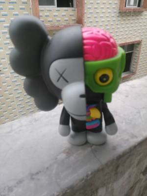 BlackMANDKAWS monkey half anatomy doll Doll