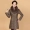 Mùa đông mới áo khoác da xuống phần dài của phụ nữ cộng với phân bón XL phụ nữ trung niên lông cáo áo khoác da - Quần áo da áo khoác da nữ xịn hàn quốc