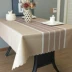 Bắc âu không thấm nước khăn trải bàn chống bỏng dùng một lần bảng màu rắn vải hình chữ nhật bàn cà phê mat đơn giản hiện đại khăn trải bàn