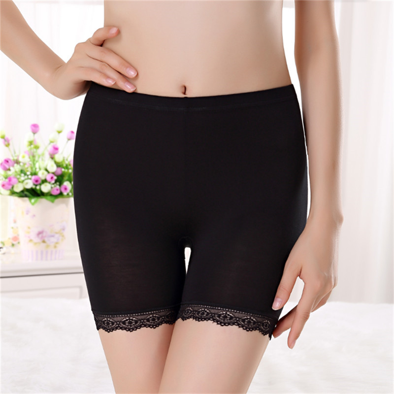 Fat girl Modal cotton safety underwear for women, bamboo fiber skirt pants, safety pants, summer high-elasticity leggings, thin style details Picture