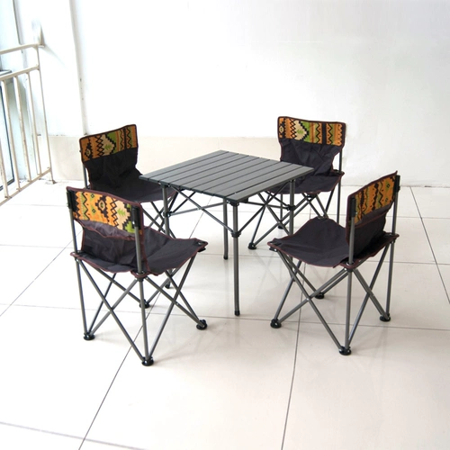 Складной Ультрамен Тига, дорожный портативный металлический комплект для кемпинга, алюминиевый сплав