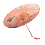 Древняя французская нефтяная бумага зонтичная чернила ветер и дождь, дождь и дождь, два самообучения в ношении слуха Lotus Plum Blossom Hanfu Cheongsam наблюдал