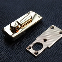 Аксессуары ручной работы, золотая сумка, аксессуар для сумки, замок, золото 24 карат, «сделай сам»