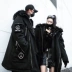 MAMC thế hệ thứ hai da lộn quạ đen leo núi khắc triều thương hiệu nam giới và phụ nữ vài giả hai mảnh của độc đoán chống chiến tranh bông coat coat áo khoác nam hàng hiệu Trang phục Couple