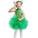 3 Ngày của Trẻ em Trang phục Ngày của Trẻ em 4 Cô gái 5 Váy múa Công chúa phồng Váy 6 Mẫu giáo 7 tuổi Xanh - Trang phục