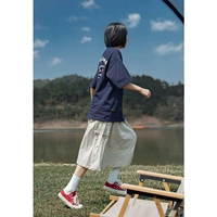 Японская летняя хлопковая футболка с коротким рукавом, хлопковый топ для школьников, в корейском стиле, короткий рукав