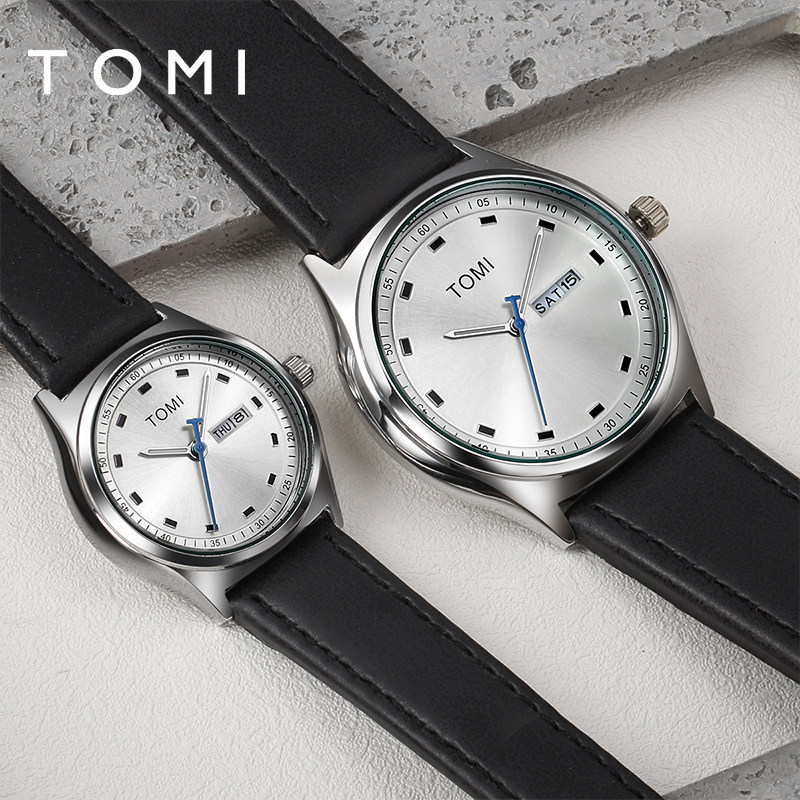 Orologio al quarzo da uomo e donna impermeabile design semplice_voghion.com
