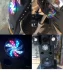 Xe máy sửa đổi phần 12 V đèn strobe lights LED đèn phanh đầy màu sắc lá gió đèn hậu đèn trang trí Đèn xe máy