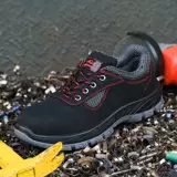 Трудовая обувь мужская стальная сталь Baotou Anti -Smashing Anti -Pirecing Safety Satter Electric Warding Work Легкая старая модная обувь сухожилия в нижнем лето