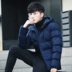 2017 mùa thu và mùa đông mặc người đàn ông Hàn Quốc của chiếc áo khoác ngắn dày với mui xe xu hướng thể thao bông ấm quần áo mùa đông windproof phù hợp với Bông