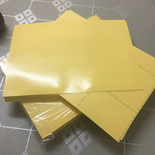 A4 желтая бумага с желтой бумагой, навязчивая бумага Силиконовая масляная бумага,