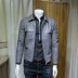 Áo khoác da nam Magic Nana phiên bản nam Hàn Quốc theo xu hướng áo khoác tự canh đơn giản áo sơ mi nhiều túi mới thu đông mới