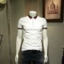 Ma thuật Nana Slim Ve Áo Ngắn Tay Áo của Nam Giới Paul Shirt Mercerized Cotton Bông Tương Phản Cổ Áo Mùa Hè của Nam Giới Kinh Doanh Ngắn Tay Áo T-Shirt Polo