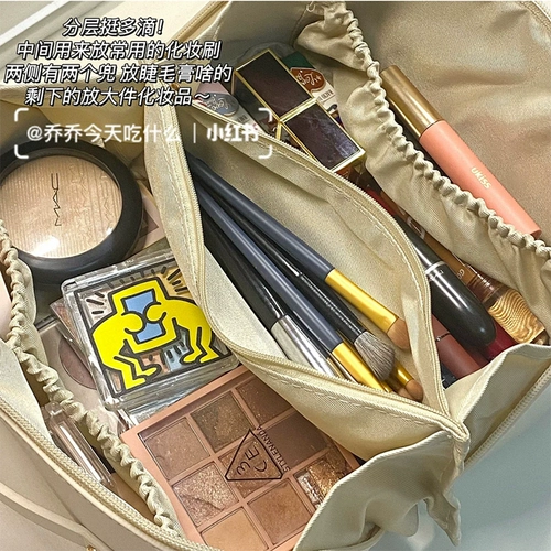 Вместительная и большая портативная брендовая косметичка, сумка для хранения для путешествий, популярно в интернете, коллекция 2023