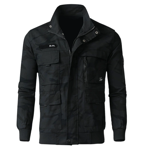 Камуфляжный эластичный хлопковый износостойкий комплект для работы, защита от ожогов