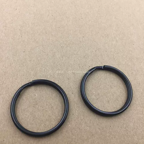 Индивидуальное железо и черное кольцо кольца черное S крюч