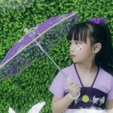 Детская маленькая игрушка, украшение, прозрачный реквизит, зонтик