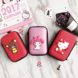 Мультяшный силиконовый кошелек, водонепроницаемая сумка, ушные наклейки, милые наушники, монеты, ключница, система хранения, бумажник