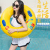 Trẻ em người lớn bé pha lê vòng bơi nách phao cứu sinh dày hai lớp con bé nổi vòng inflatable ghế phao đỡ cổ Cao su nổi