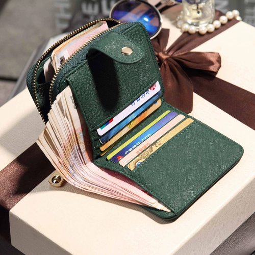 Бумажник, короткая милая сумка через плечо, универсальный складной ретро кошелек с молнией, Южная Корея