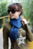 07 trường 尉 khăn bib cashmere mùa đông nam quân đội hâm mộ đất và không khí len tinh khiết đam mê quân đội ngoài trời bảo vệ lạnh khăn rằn Khăn quàng cổ / khăn quàng cổ