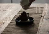 Повышение подушки с пурпурной песчаной подушкой подушка для кубка чашки чашки чашки аксессуаров чай