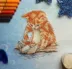 Cầu vồng thêu Quảng trường chính hãng DMC cross stitch từ mảnh phù hợp với đặt mèo thuyền giấy - Bộ dụng cụ thêu tranh thêu phật Bộ dụng cụ thêu