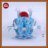 Оперная драматическая костюм голова ювелирного шлема Zijin Crown Jia Baoyu Hat красота обезьяна King Sun Wu's Пустого украшения принца принца