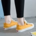 Phiên bản Hàn Quốc chụp giày trắng nữ 2018 hè mới giày vải sinh viên hoang dã phong cách giày vải harbor giày gió Plimsolls
