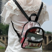 Mới Hàn Quốc trong suốt ba lô sequin nữ nhỏ thời trang đa năng thạch mini ba lô du lịch túi lưu trữ