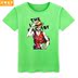 Quần áo trẻ em cướp biển Wang Lufei lớn trẻ em 2018 mùa hè mới phim hoạt hình in bông T-Shirt ngắn tay áo sơ mi trai Áo thun