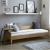 New giường căn hộ nhỏ 1m nghiên cứu giường Scandinavian tấm giường hiện đại đầy đủ giường sofa môi trường cũ của trẻ em - Ghế sô pha