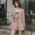 2018 mùa xuân và mùa thu mới Hàn Quốc phiên bản của chic phù hợp với thời trang phù hợp với khí Mỏng đẹp trai nhỏ phù hợp với áo khoác mỏng phụ nữ áo khoác bomber nữ Business Suit
