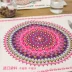 Gió quốc gia cotton linen nghệ thuật phương tây nơi mat cách nhiệt pad bữa ăn coaster bảng mat pad pad trà pad nhỏ bìa khăn bìa tùy chỉnh khăn trải bàn tròn 1m2 Khăn trải bàn