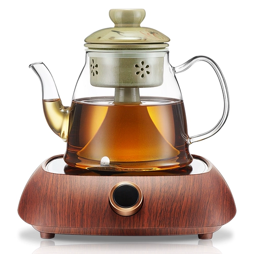 Черный чай вареный чай -устойчивый стеклянный пасет