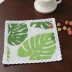 Coaster cách nhiệt pad bảng mat vải thảm bông phong cách Bắc Âu nhà hàng phương tây trang trí mat bát mat tấm mat trải bàn nhựa Khăn trải bàn