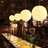 Moonlight Creative Restaurant Restaurant Route Round Planet Lamp
