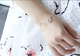 Hàn quốc phiên bản của nhỏ tươi mở vòng opal không gây dị ứng vòng đeo tay nữ vòng đeo tay thời trang bông tai phụ kiện ba mảnh