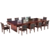 Bàn ghế văn phòng hội nghị bàn văn phòng bàn dài bằng gỗ rắn bàn hội nghị bàn và ghế kết hợp bàn đào tạo bàn đàm phán - Nội thất văn phòng